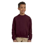 JERZEES Big Boy's NuBlend Seamless Ribbed Crewneck Sweatshirt, Style 562B
