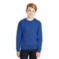 thumbnail image 1 of Jerzees Big Boys Nublend Seamless Ribbed Crewneck Sweatshirt, 1 of 1