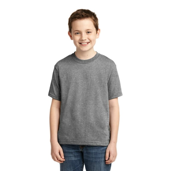 Jerzees Big Boys Rib Collar Tear Away Label T-Shirt