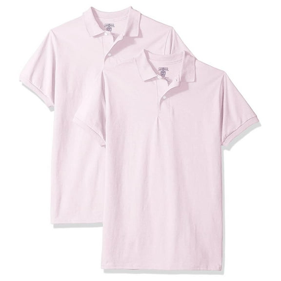 Jerzees Boys 8-20 SpotShield Short Sleeve Polo, 2-Pack