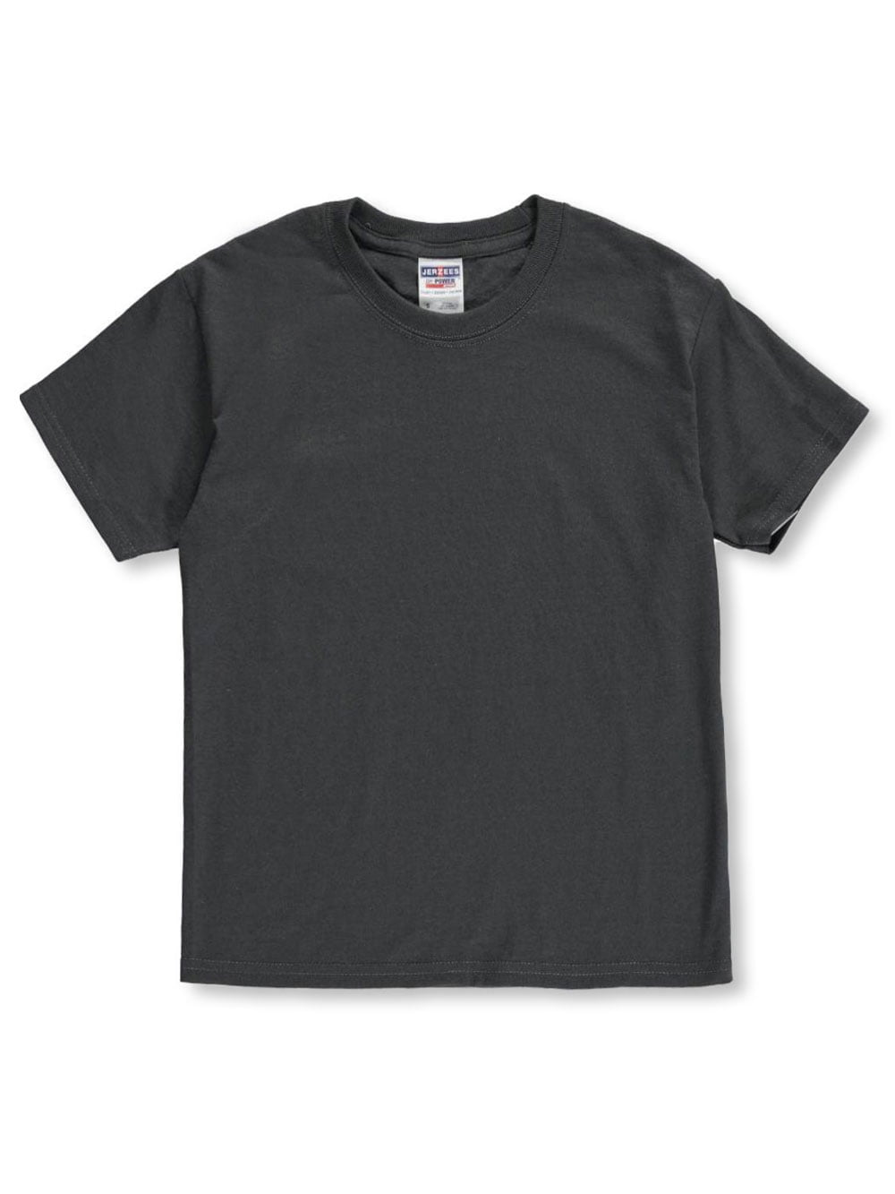 Jerzees Boys' Boys' Dri-Power T-Shirt - charcoal gray, 10 - 12