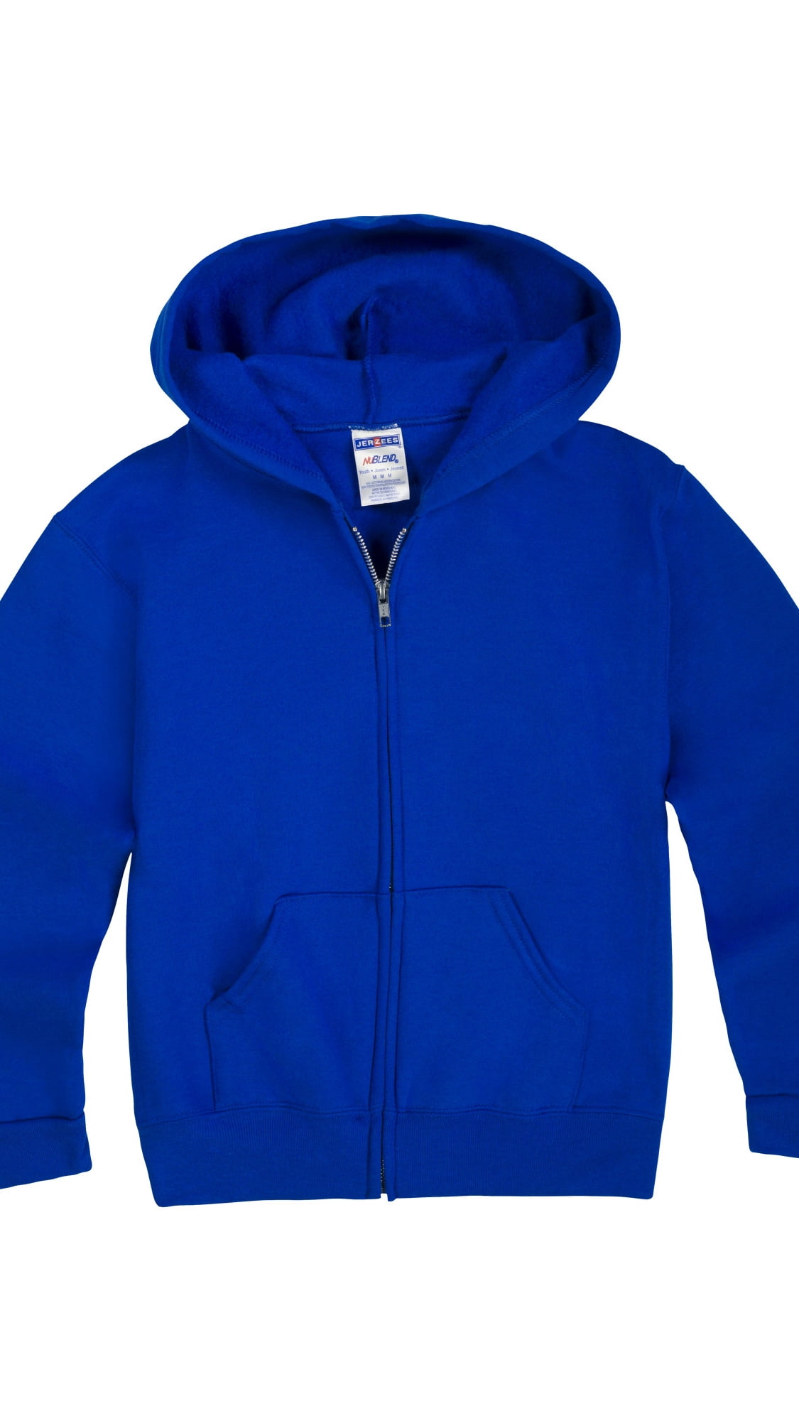 Jerzees Boys Fleece Full-Zip Hooded Sweatshirt, Sizes S-XL 