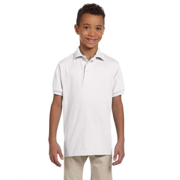 Jerzees Boys School Uniform SpotShield Jersey Polo (Little Boys & Big Boys)