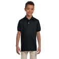 thumbnail image 1 of Jerzees Boys School Uniform SpotShield Jersey Polo (Little Boys & Big Boys), 1 of 2