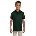 thumbnail image 1 of Jerzees Boys School Uniform SpotShield Jersey Polo (Little Boys & Big Boys), 1 of 5