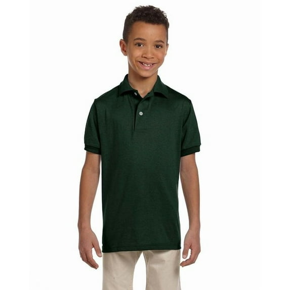 Jerzees Boys School Uniform SpotShield Jersey Polo (Little Boys & Big Boys)
