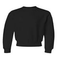 thumbnail image 1 of Jerzees Crew Neck Sweatshirt (562B) Black, S, 1 of 5