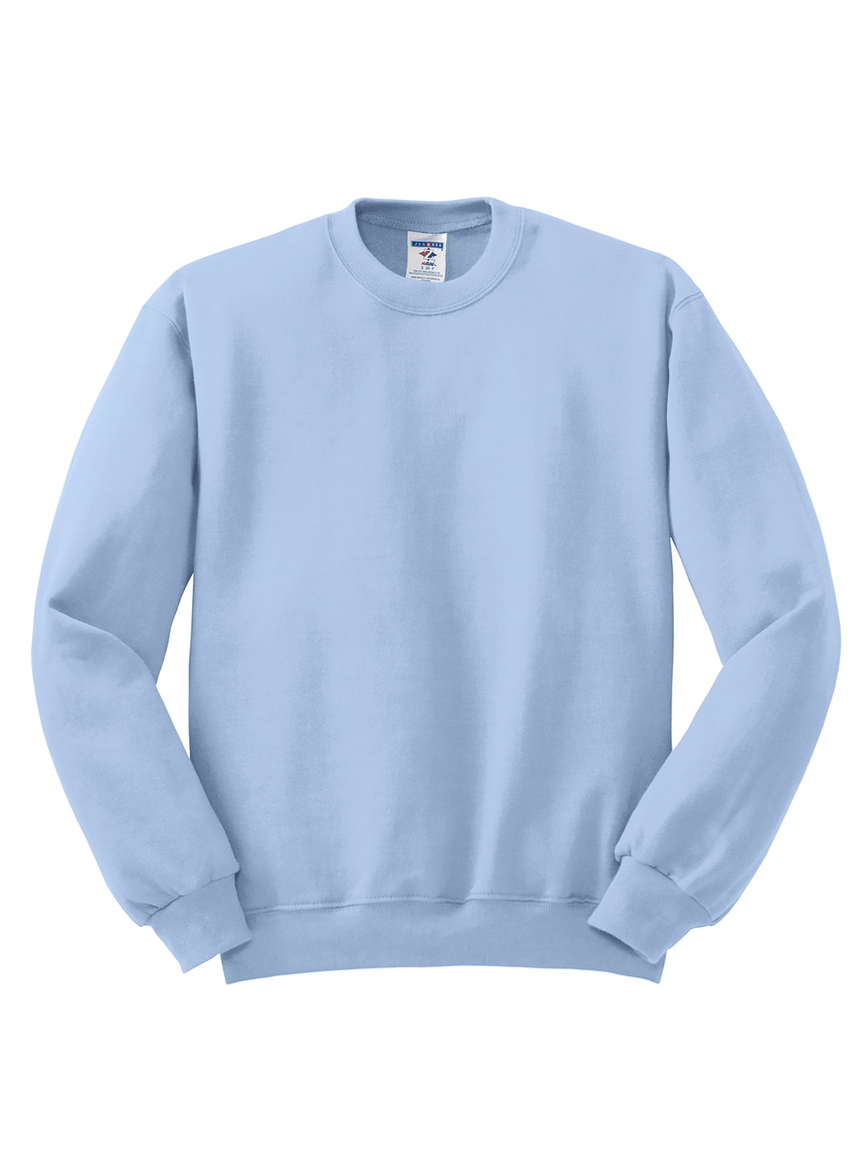 Jerzees-CrewNeck Sweat Shirt 50/50 Poly/Cotton 8oz. ~Light Blue~Adult-2X 