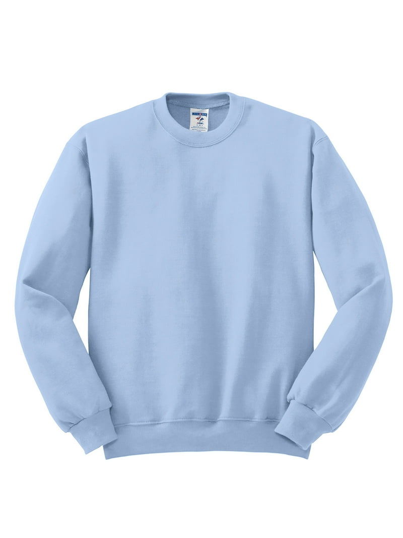 Jerzees-CrewNeck Sweat Shirt 50/50 Poly/Cotton ~Light Blue~Adult-2X
