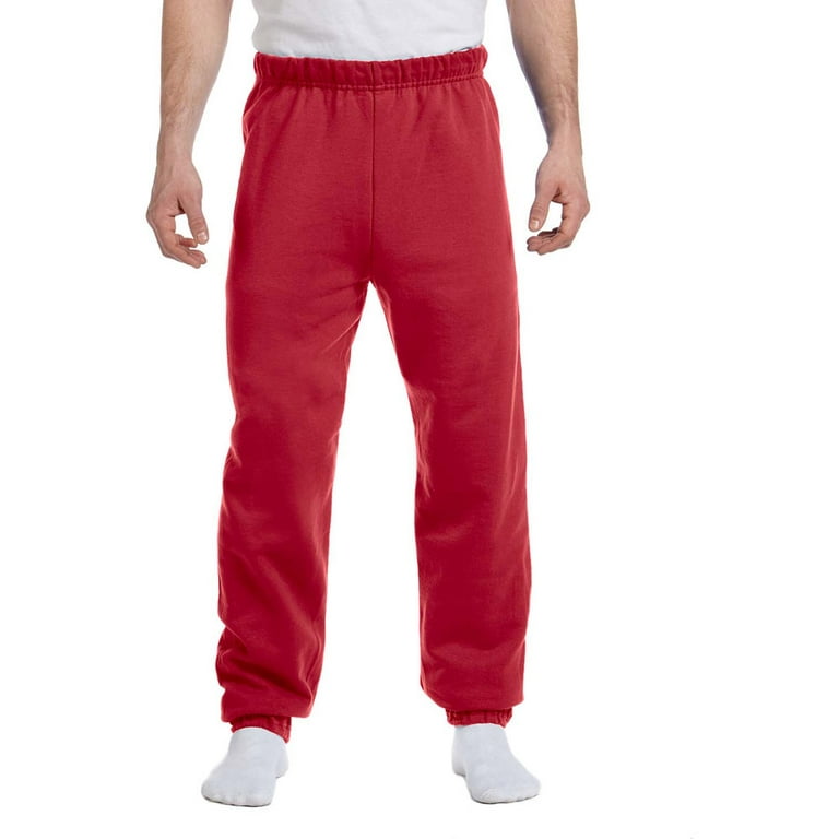 Jerzees Fleece Sweatpants 973 3X Large Red Walmart