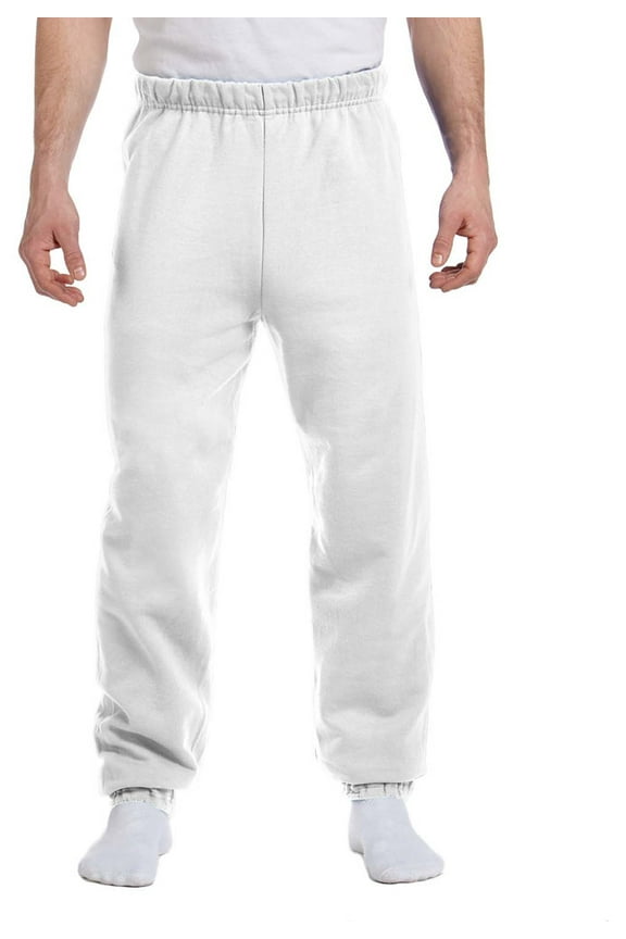 Fleece Sweatpants - 973 - Large - White