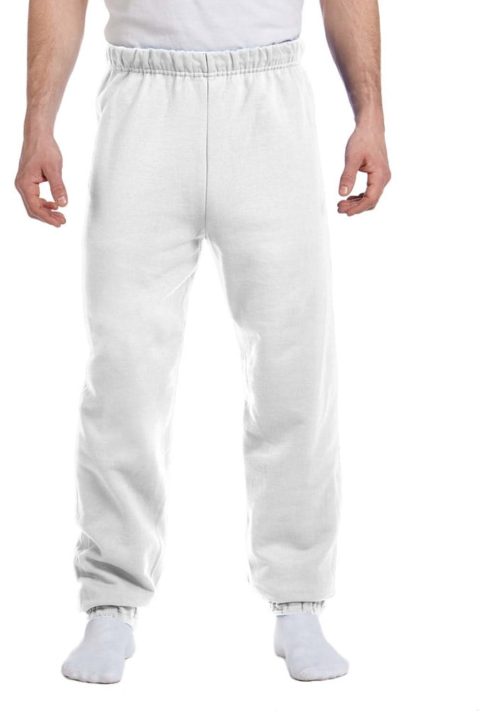Jerzees Fleece Sweatpants - 973 - Small - White - Walmart.com