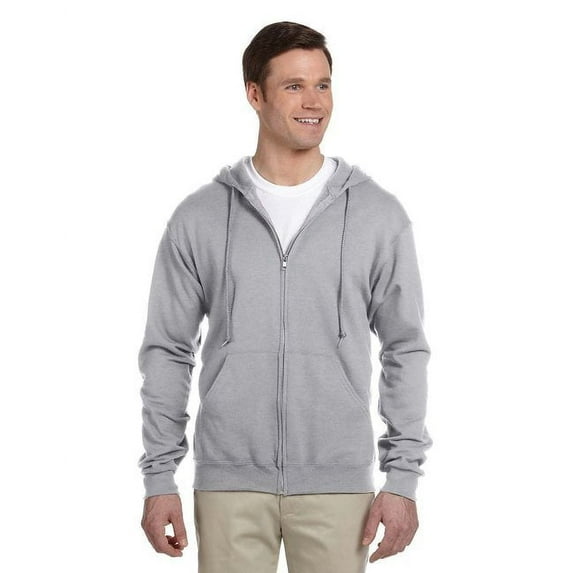 Jerzees Full-Zip Hoodie - Stay Warm in Sustainable Style