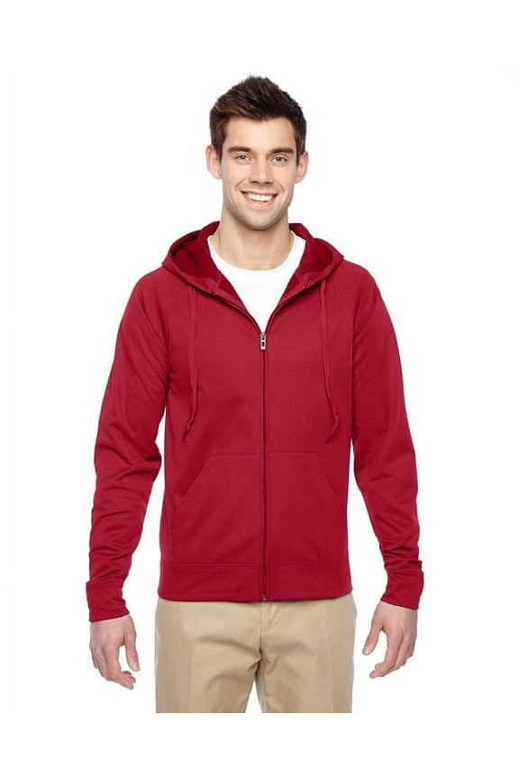 Hood Sweatshirt PF93MR Unisex Adult 6 oz. Sport Tech Fleece Full-Zip Hood