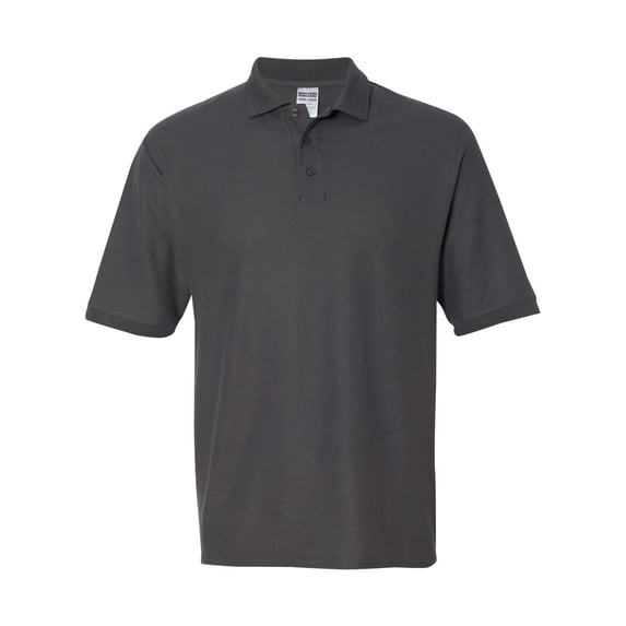 Jerzees 537MSR Adult 5.3 oz., Easy-Care Polo, L, Deep Purple