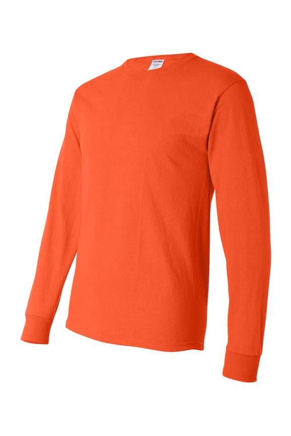 L/S 50/50 Tee BrntOrng