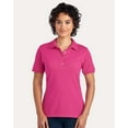 thumbnail image 1 of JERZEES 437F Women's Dri-Power Polo-Cyber Pink-M, 1 of 6