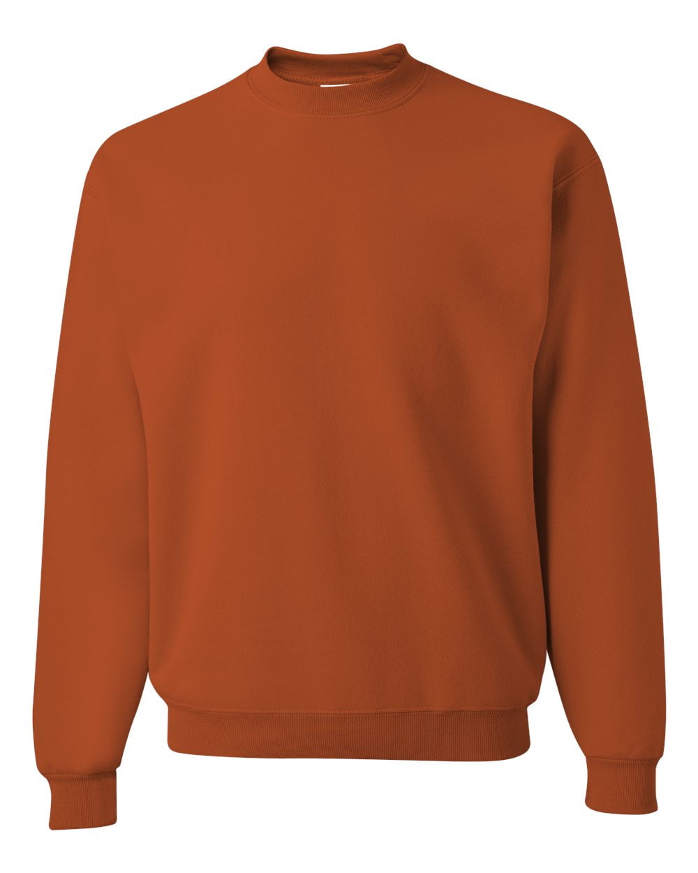 JERZEES - NuBlend Crewneck Sweatshirt - 562MR - Burnt Orange - Size: L 