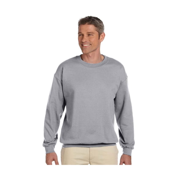 Jerzees Men's 1X1 Rib Cuffs Crewneck Sweatshirt, Style 4662M