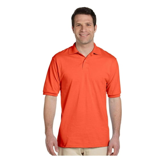 Jerzees Men's 2 Button Placket Welt Knit Collar Polo Shirt, Style 437M