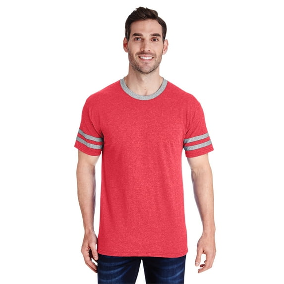 Jerzees Men's 4.5 oz. TRI-BLEND Varsity Ringer T-Shirt