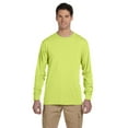 thumbnail image 1 of Jerzees Men's 5.3 oz. 100% Polyester Sport with Moisture-Wicking Long-Sleeve T-Shirt Safety Green Size 7, 1 of 3