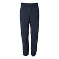 thumbnail image 1 of JERZEES Super Sweats NuBlendÂ® Sweatpants with Pockets in J. Navy S | 4850MR, 1 of 4