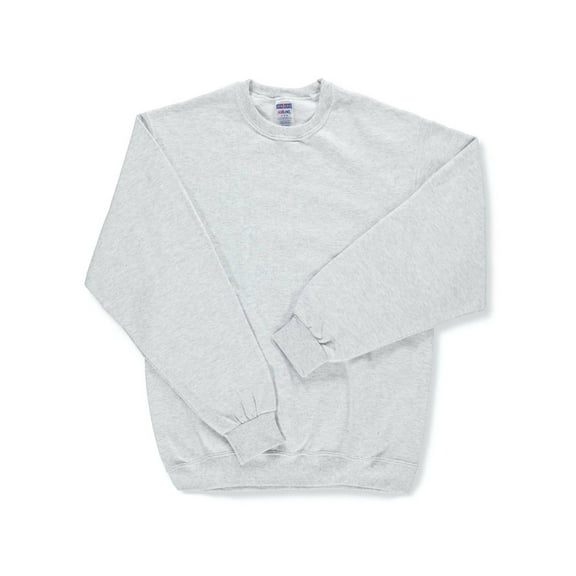 Jerzees Men's Basic Fleece Sweatshirt (Adult Sizes S - XL) - gray, s (Big Boys)