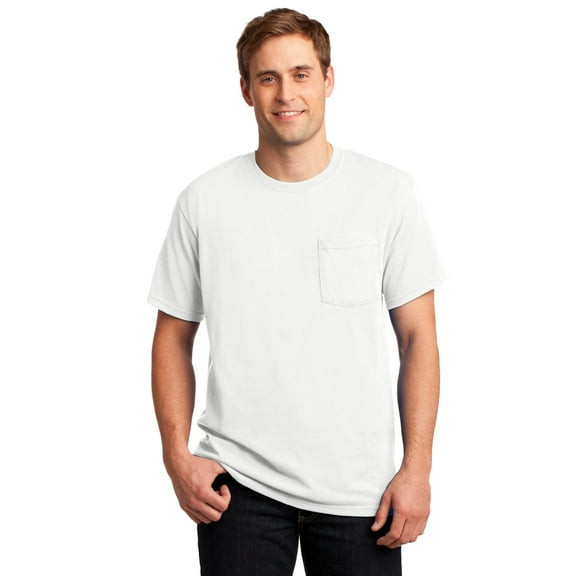 Jerzees Men's Dri-Power 50/50 Cotton/Poly Pocket T-Shirt 29MP