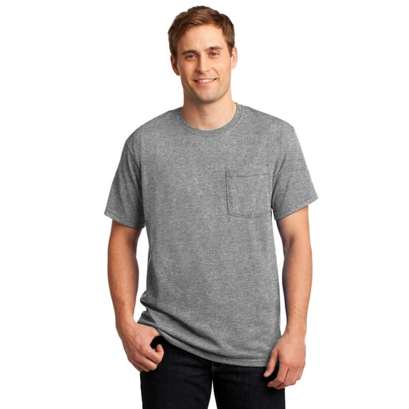 Jerzees Men's Dri-Power 50/50 Cotton/Poly Pocket T-Shirt 29MP