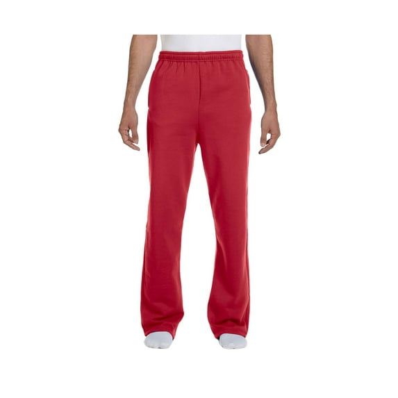 Jerzees Men's Elastic Waist Open Bottom Pocket Sweatpant, Style 974MP