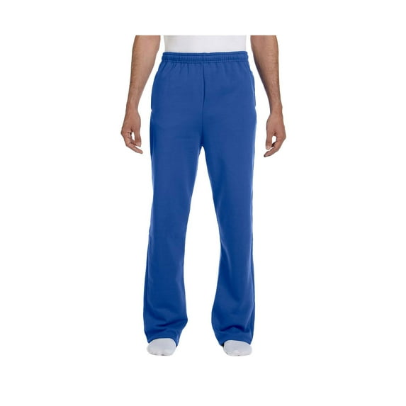 Jerzees Men's Elastic Waist Open Bottom Pocket Sweatpant, Style 974MP
