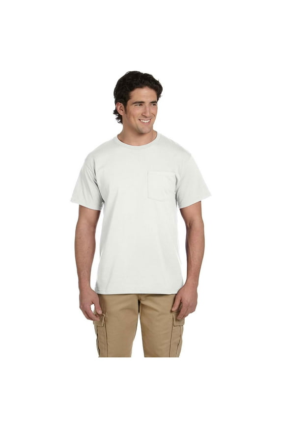 Men's Five Point Left Chest Pocket T-Shirt, Style 29MP