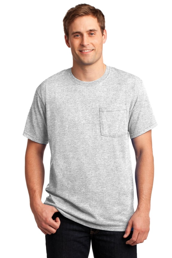 Men's Five Point Left Chest Pocket T-Shirt