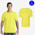 thumbnail image 1 of Jerzees Men's Hi-Vis Short Sleeve, 2-Pack High Visibility Tee, Safety Yellow Workwear Shirts, 2XL, 1 of 5