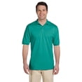 thumbnail image 1 of Jerzees Men's Jersey Polo Shirt - 437 - 3X-Large - Jade, 1 of 2