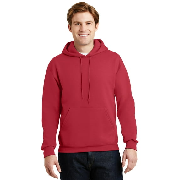 Jerzees Men's Long Sleeve SUPER SWEATS Pullover Hooded Sweatshirt - 4997M
