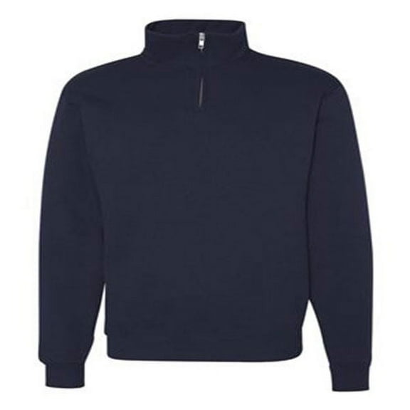 Jerzees Men's NuBlend 1/4 Zip Cadet Collar Sweatshirt