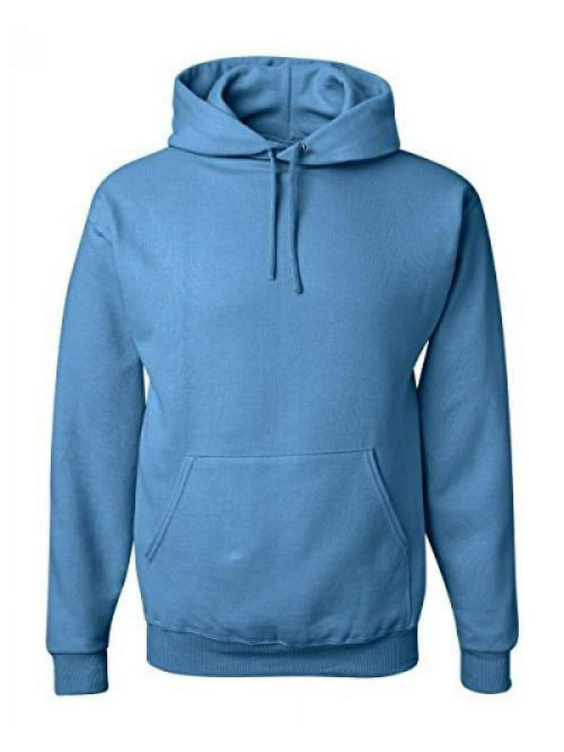 Jerzees Men's NuBlend Hooded Pullover Sweatshirt, Columbia Blue