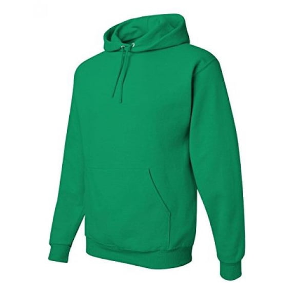 Jerzees Men's NuBlend Hooded Pullover Sweatshirt-Kelly-Large