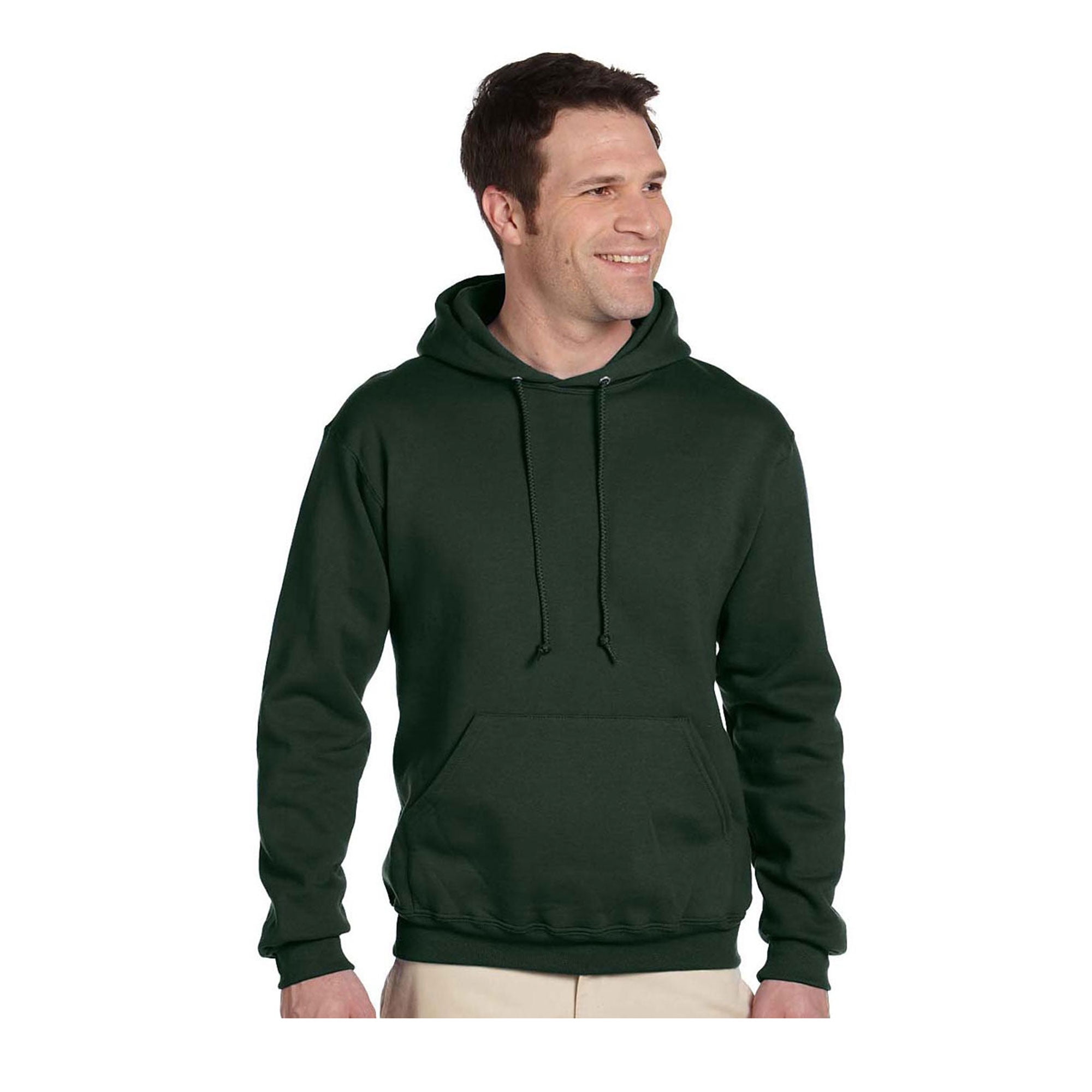 Jerzees Men's Pill-Resistant Drawstring Pullover Hooded Sweatshirt, Style 4997M