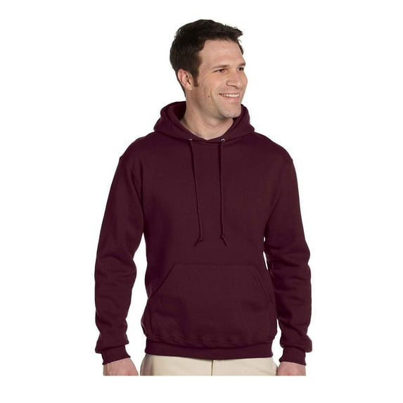 JERZEES - Super Sweats NuBlend Hooded Sweatshirt - 4997MR, Maroon, 2X