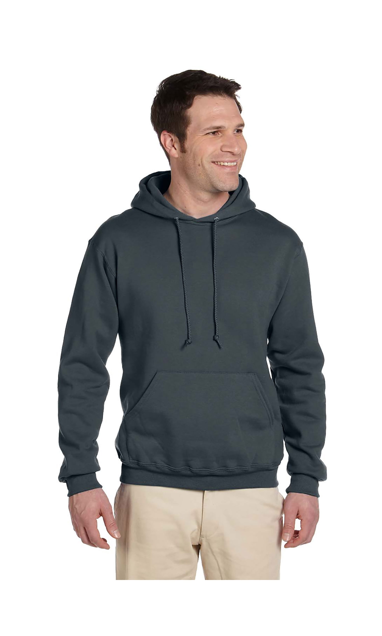 Jerzees Men's Pill-Resistant Drawstring Pullover Hooded Sweatshirt, Style 4997M