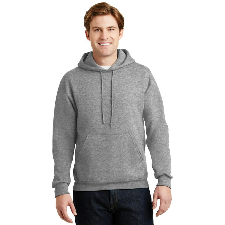 Jerzees Men s Pill Resistant Pullover Hooded Sweatshirt Walmart