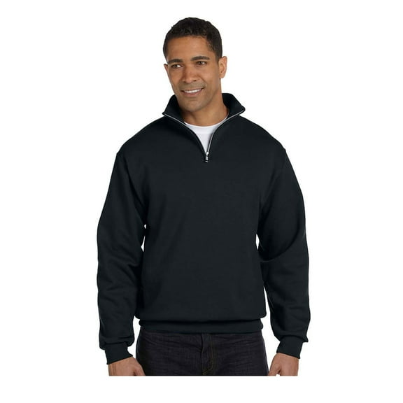 Jerzees Men's Quarter-Zip Cadet Collar Pullover Sweatshirt, Style 995M