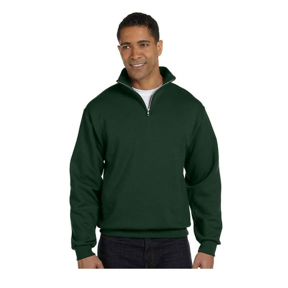 Jerzees Men's Quarter-Zip Cadet Collar Pullover Sweatshirt, Style 995M