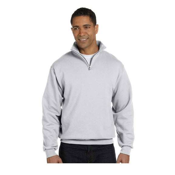 Jerzees Men's Quarter-Zip Cadet Collar Pullover Sweatshirt, Style 995M