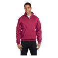 thumbnail image 1 of Jerzees Men's Quarter-Zip Cadet Collar Pullover Sweatshirt, Style 995M, 1 of 1