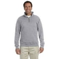 thumbnail image 1 of Jerzees Men's Quarter Zip Pullover - 4528 - Medium - Oxford, 1 of 2