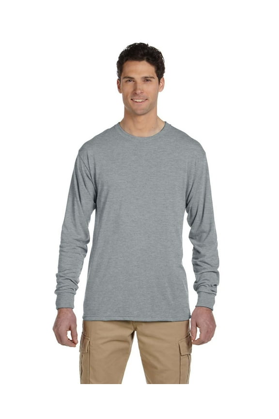 Adult 5.3 oz. DRI-POWER SPORT Long-Sleeve T-Shirt - 21ML